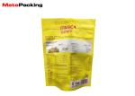 Zipper Stand Up Pet Food Packaging Bags Customized Thickness For Cat