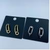 Buy cheap Upgrade Your Products with Polished Stainless Steel and Achieve a Luxurious Gold Look Earrings from wholesalers