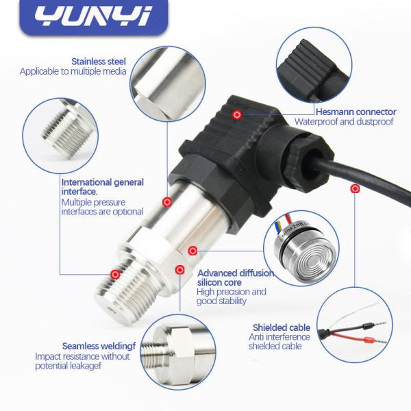 OEM Service Industry Sensor 4 - 20 MA Pressure Transmitter Water Pressure
