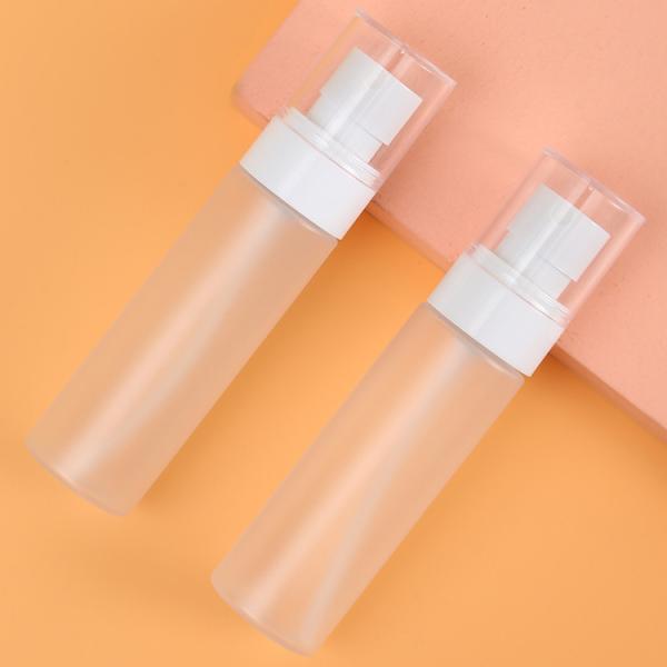 Buy cheap 4oz 5oz 100ml PET Sanitizer Bottle Customize Color or Label Transparent Frosted Travel Perfume Spray Bottle for Cosmetic from wholesalers