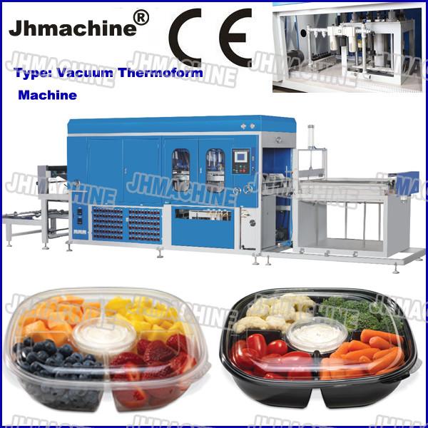 Buy cheap CE Standard PP food grade Trays Automatic Vacuum Thermoforming Machine for biscuits trays from wholesalers