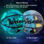 Nightlight Basketball Size 7 Hygroscopic Luminous Basketball Ball Night Game
