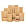 Buy cheap Packaging Paper Bag Food Biodegradable Candy Beef Bags Low Cost Paper Stand Up Pouch With Zipper from wholesalers
