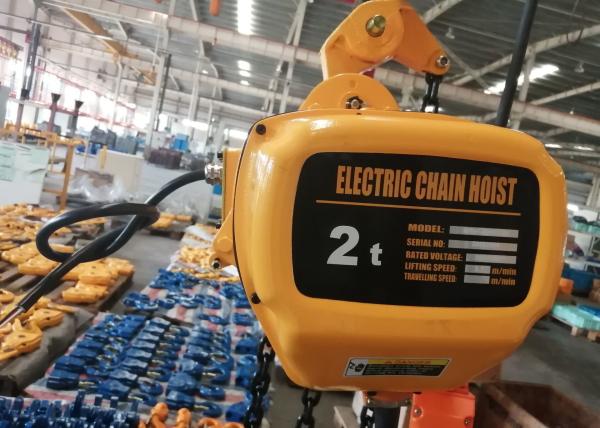 Buy cheap 220V 3Phase 2 Ton Eletric Chain Hoist Lifting Equipment from wholesalers