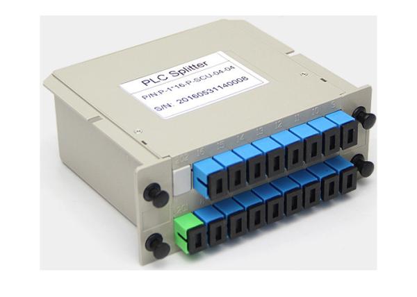 Buy cheap Singl Mode16 Ports Fiber Optic Cassette Splitter SC Connector 1X16 ABS from wholesalers