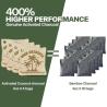 Buy cheap Effective 4*170g Pack Bamboo Charcoal Air Purifying Bag for Home Office Car Hotel from wholesalers