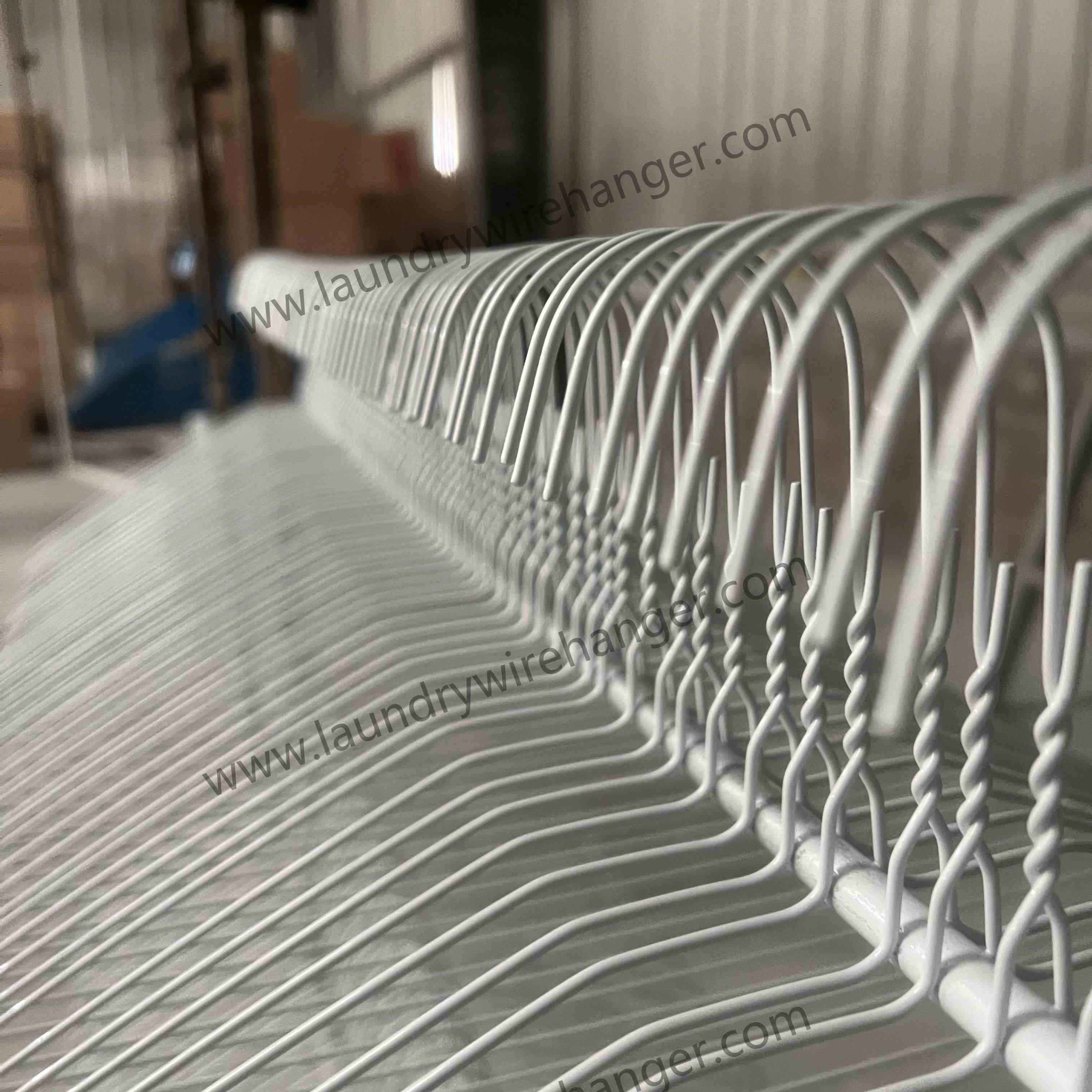 16inch Disposable Wire Shirt Hangers For Dry Cleaners