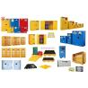 Buy cheap Hazardous Material Chemical Storage Cabinets 6 Shelves 2 Door from wholesalers