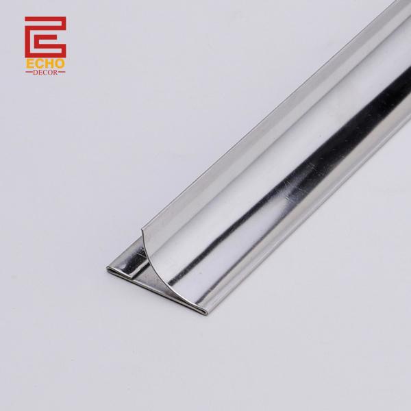 Buy cheap Round Inside Corner Stainless Steel Tile Trim Metal Floor To Wall Tile Trim from wholesalers