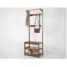 Buy cheap Home / Office Walnut Coat Hanger Stand Elegant Solid Wood W60*D35*H167CM from wholesalers