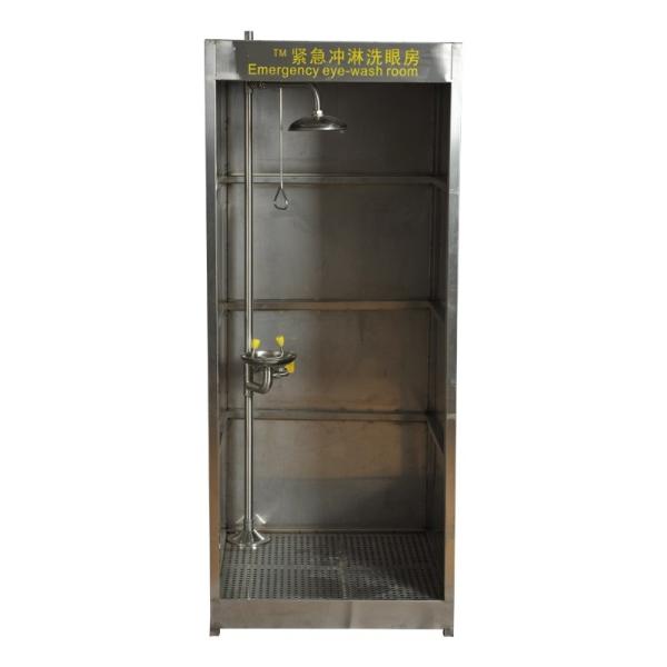 Buy cheap Stainless steel emergency shower room , eyewash Room Eyewash machine stainless steel Emergency body shower Room from wholesalers