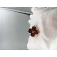 Buy cheap Women'S Carnelian 18K Gold Ring Unique Vintage Alhambra With Real Diamond product