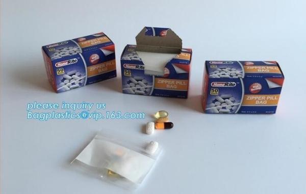 Buy cheap medical pill dispenser bags pill packing bags zip lock bag from China supplier, Medical Zip Lock Bag/ Plastic Medicine B from wholesalers