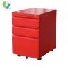 Buy cheap Red Color 3 Drawer Mobile Pedestal Cabinet Office Equipment A4 File Cabinet from wholesalers