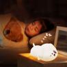 Buy cheap Night Light For Kids Cute Silicone Puppy Night Light With 2 Levels Of Brightness 7 Colors Kawaii Touch Lamp For Bedroom from wholesalers