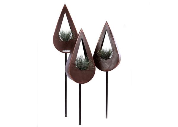 Buy cheap Contemporary Corten Metal Planters , Corten Steel Trough Planter Attractive Design from wholesalers