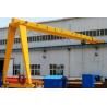 Buy cheap Industrial Semi Gantry Crane Single Girder Rail Mounted For Workshop Plant from wholesalers