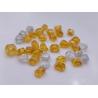 Buy cheap 6-10ct orange yellow HPHT lab grown diamond uncut rough diamond from wholesalers