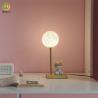 Buy cheap D120*H320mm Multiple dimming 3D Printed Moon Lamp Starry Sky Wood+Iron Lamp Bedside Table Lamp from wholesalers