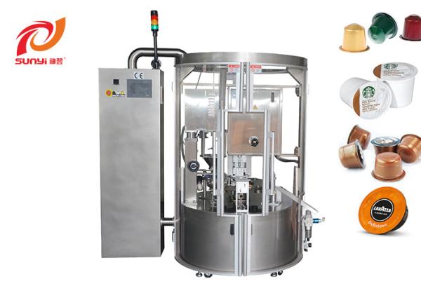 Buy cheap Rotary Lavazza Coffee Pod Filling Sealing Packaging Machine from wholesalers