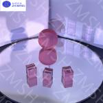 Pink Synthetic Sapphire Al2O3 Raw Materials Jewelry Industry High Hardness Mohs