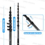 45ft Carbon Fiber Window Cleaning Pole for High-rise windows Easy to use, custom