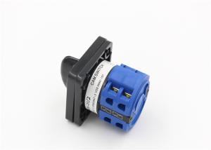China Mixed Load Rotary Cam Changeover Switch Thermal Resistance Black Screw Type on sale