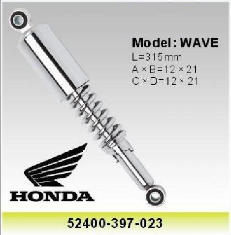 Honda Wave 110 315mm Motorcycle Rear Shock , Motors Spare Parts Oem 52400-397