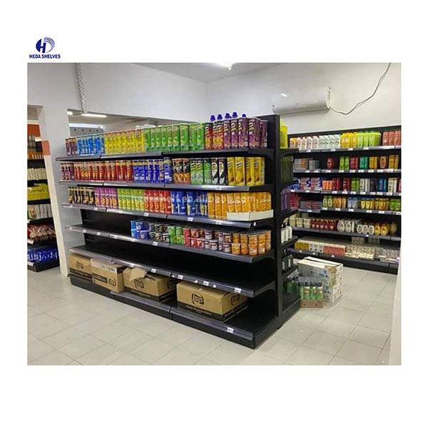 Buy cheap 1 Tier 2 Tier Heavy Duty Shelving 1500mm High Supermarket Equipment Racks from wholesalers