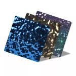 316l Stamped Stainless Steel sheet Water Ripper Finished For Ceiling Decoration