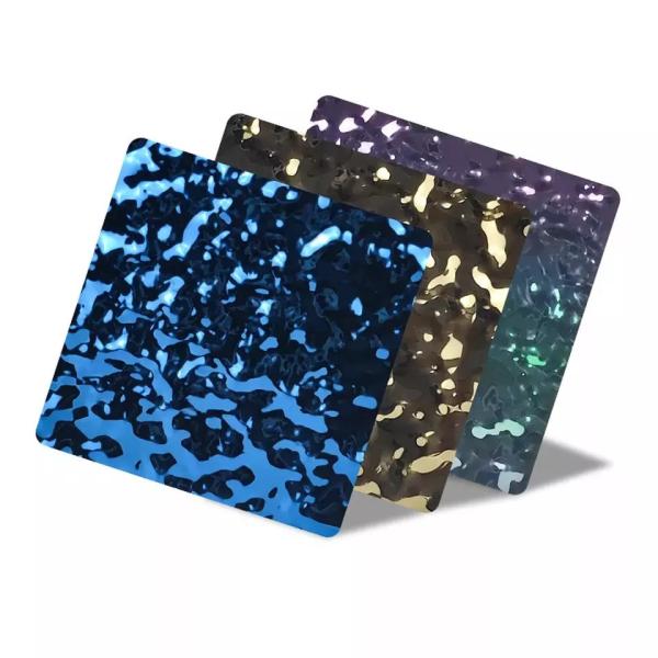 Buy cheap 316l Stamped Stainless Steel sheet Water Ripper Finished For Ceiling Decoration from wholesalers