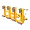 Buy cheap DG2000A Mechanical Clamping Single Eagle Grip Forklift Drum Grabber Loading Capacity 500kg X4 from wholesalers