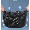 Buy cheap Custom Heavy Duty Plastic Trash Bags with Black Logo and Strong Material from wholesalers