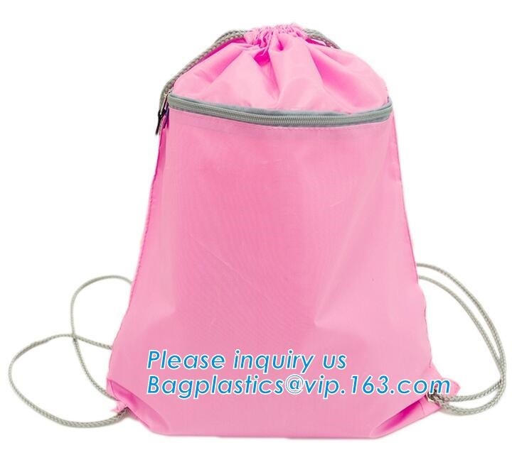 Polyester fabric drawstring bag /advertising pull rope backpack cloth bag /nylon shoulder pocket customization BAGEASE