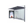 Buy cheap Height 2700-2800mm Stainless Steel Shelter , Prefab Bus Shelters Ceiling 1500*4500mm from wholesalers