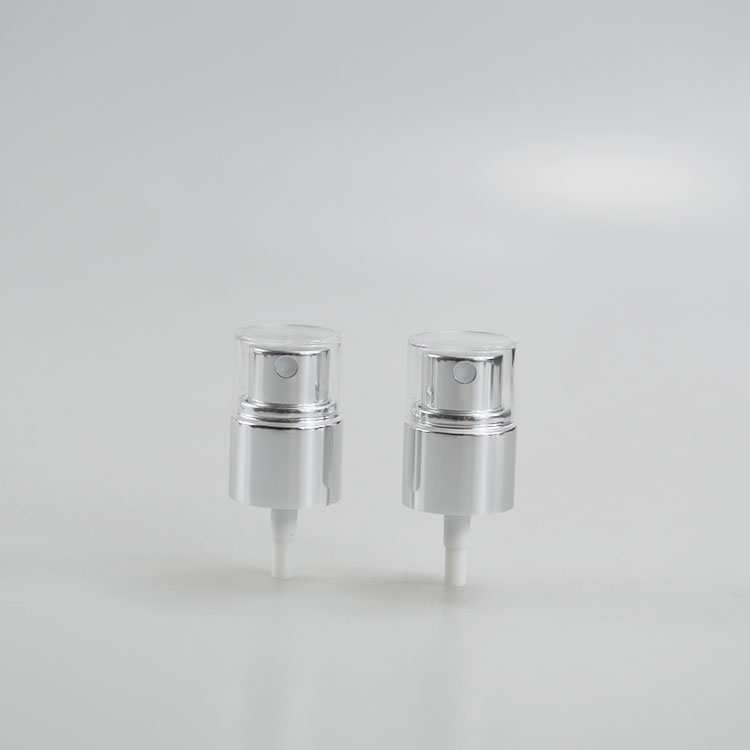 24-400 PP Luxury Sliver Sprayer Lotion Pump for Transparent Cap in Cosmetic Industry