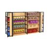 Buy cheap Cold Rolled Steel Customized Supermarket Display Shelving Racks from wholesalers