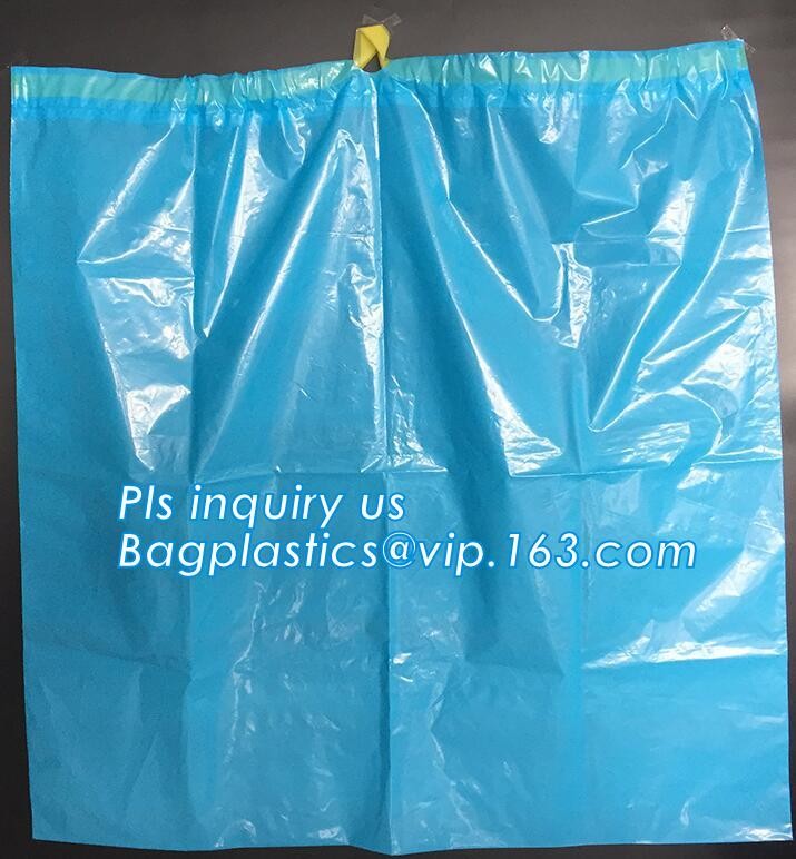 Asbestos Removal, disposable plastic yellow poly asbestos warning printed burial bags, Asbestos clear plastic packing ju