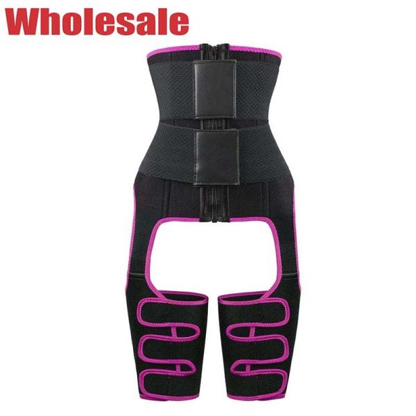 Buy cheap 3XL 4XL Plus Size Waist Cincher 3 In 1 Waist And Thigh Trimmer Booty Sculptor from wholesalers