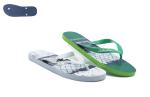 Men Soft Sole PE Embossed Wide PVC Flip Flops With Private Label