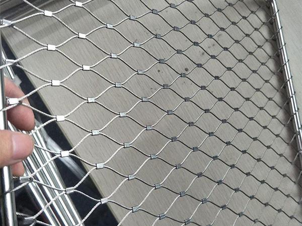Buy cheap Transparent SS Rope Mesh 304 304L 316 316L Steel Cable Mesh For Balustrades from wholesalers