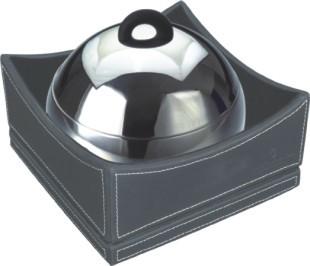 Buy cheap PULV Hotel Leather Products delicate stitches Square Ice Bucket With Lid from wholesalers