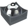 Buy cheap PULV Hotel Leather Products delicate stitches Square Ice Bucket With Lid from wholesalers