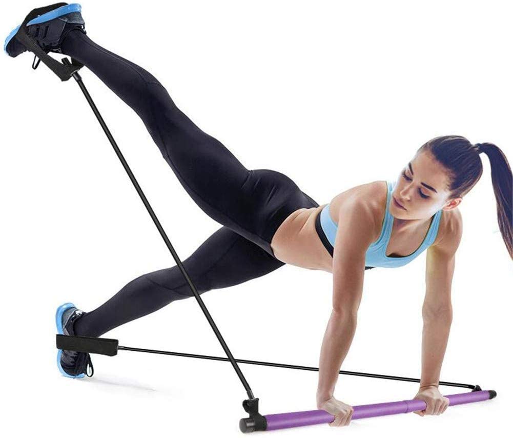 50cm Colorful Tone Up Pilates Bar Exercise Expander Yoga Pilates Stick
