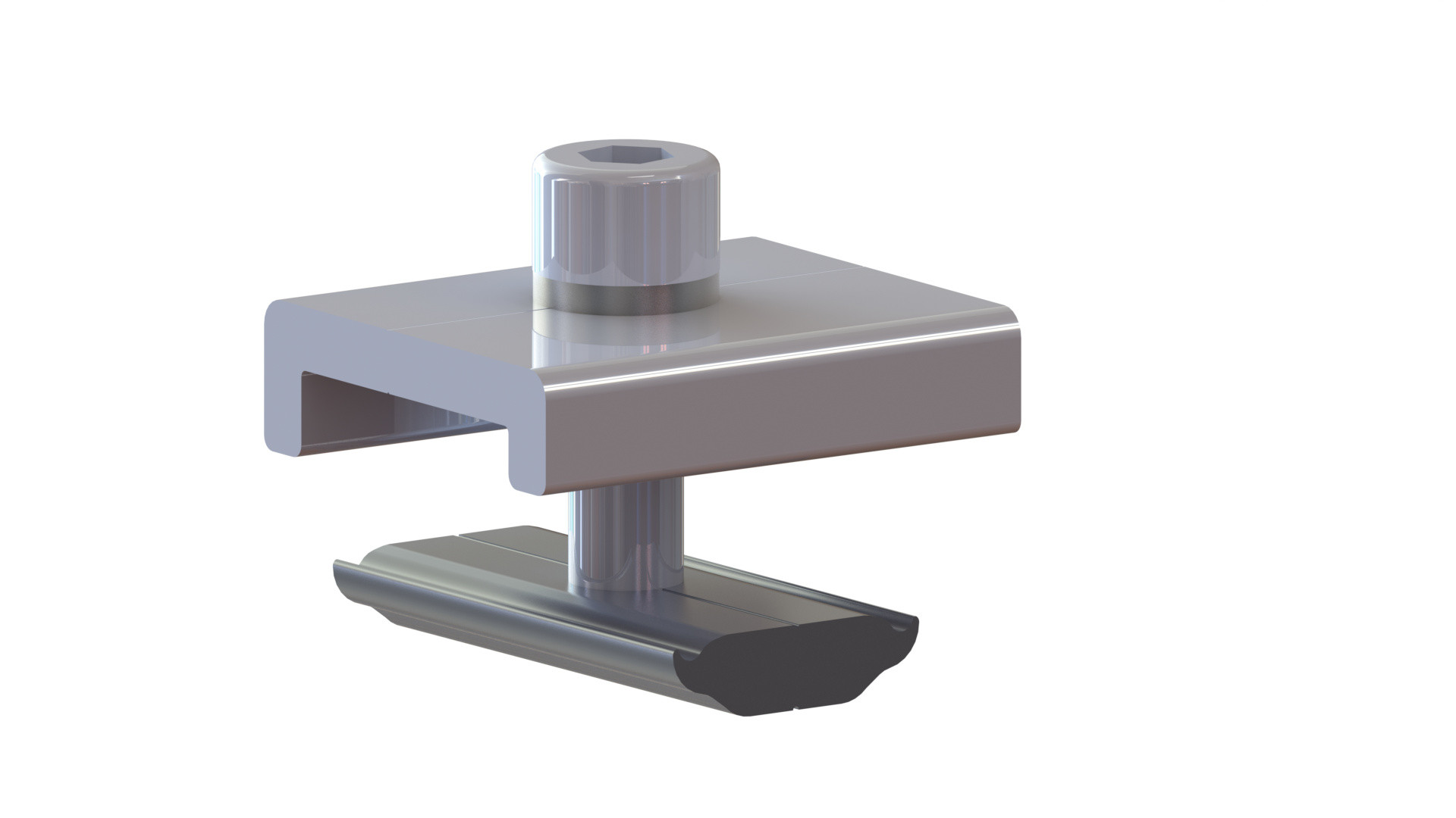 AL6005 Anodized Aluminium Solar Mounting Structure 45 Degree Ground System