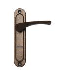 Wooden Door Plating Casting Zinc Alloy DIN Door Handle Set