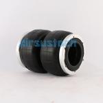 Aluminium Flange Pickup Truck Suspension Air Springs Double Convoluted 1/4''