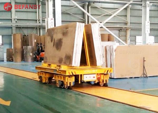Buy cheap 16t Electric Stone Slab Carrying Rail Trolley from wholesalers