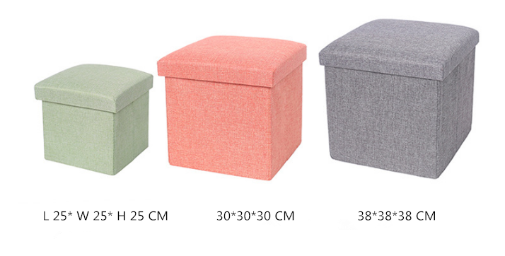 Living Room Contemporary Footstool Ottoman With Storage