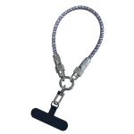 Versatile Multicolored Braided Lanyard: Ideal For Phone